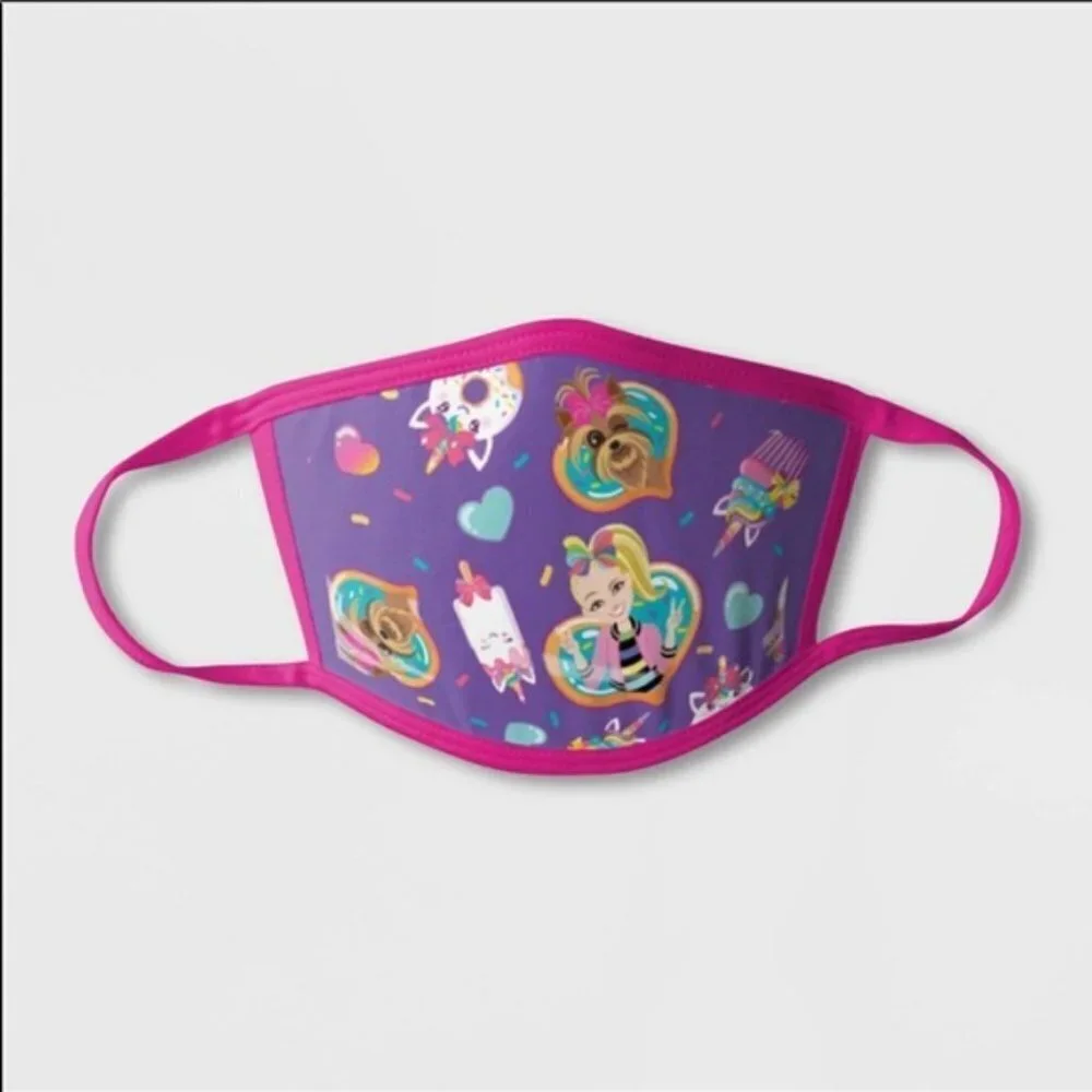Pack Of 3 Kids Jojo Siwa Face Masks